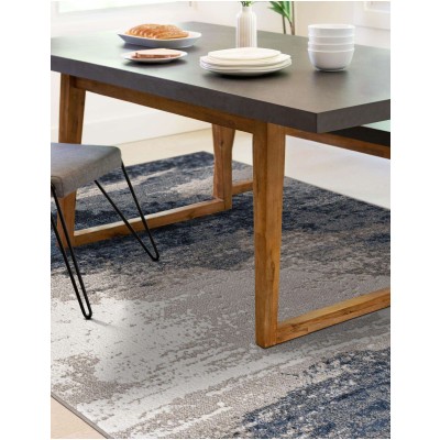 Tapete Acuerdo Abstracto en Azul