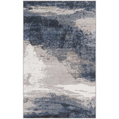 Tapete Acuerdo Abstracto en Azul