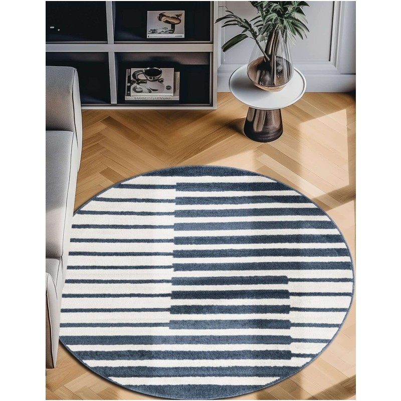 Tapete Acuerdo Rayas en Azul