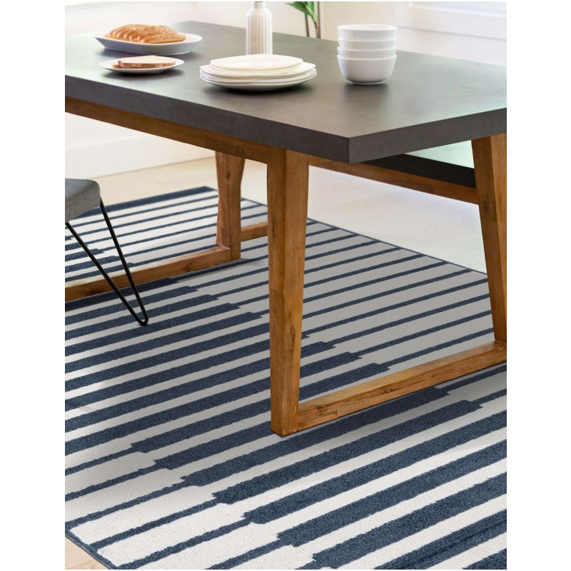 Tapete Acuerdo Rayas en Azul