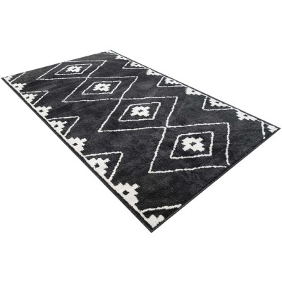 Tapete Acuerdo Diamantes en Negro