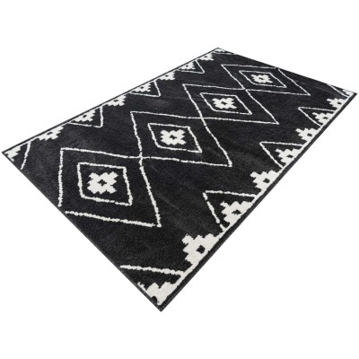 Tapete Acuerdo Diamantes en Negro