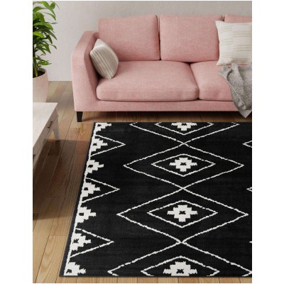 Tapete Acuerdo Diamantes en Negro