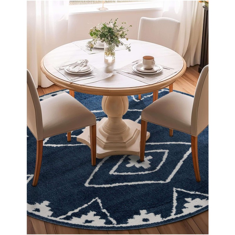 Tapete Acuerdo Diamantes en Azul