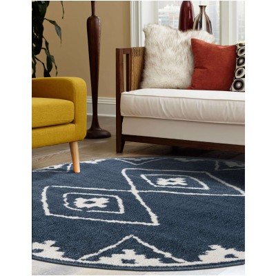 Tapete Acuerdo Diamantes en Azul