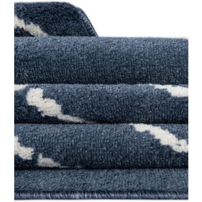 Tapete Acuerdo Diamantes en Azul