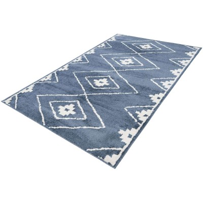 Tapete Acuerdo Diamantes en Azul