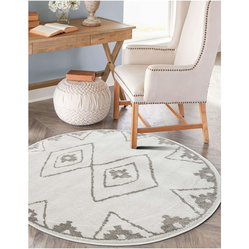 Tapete Acuerdo Diamantes en Marfil