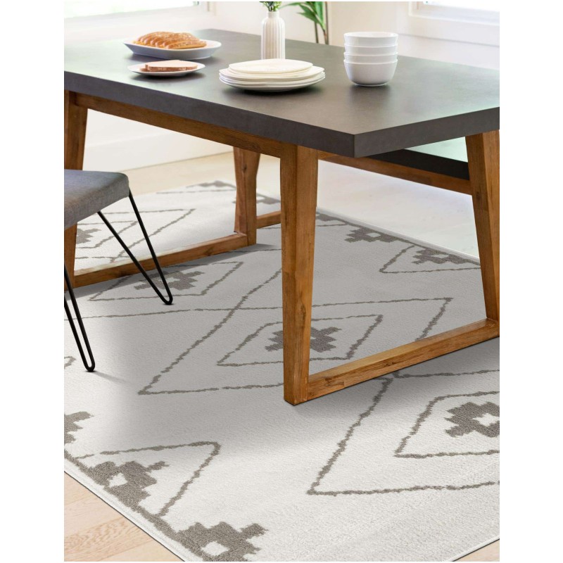 Tapete Acuerdo Diamantes en Marfil