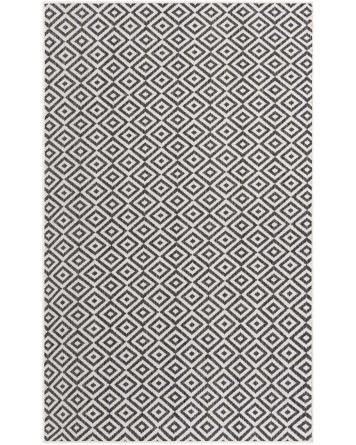 Tapete Julia Exterior de Rombos en Carbón