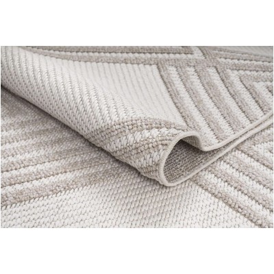 Tapete Atenas Rombos Intercalados en Beige