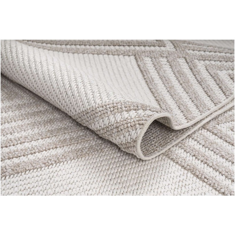 Tapete Atenas Rombos Intercalados en Beige