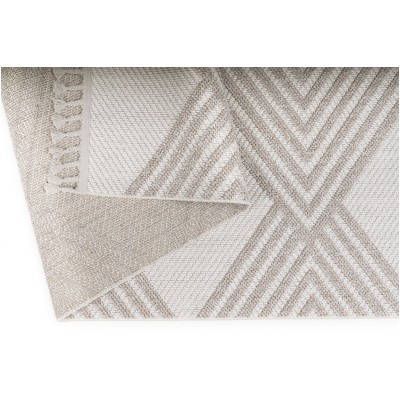 Tapete Atenas Rombos Intercalados en Beige