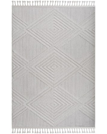 Tapete Atenas Rombos Intercalados en Marfil