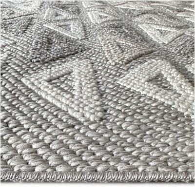 Tapete Atenas Flechas Encontradas en Gris