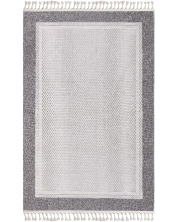 Tapete Atenas Bordeado en Gris