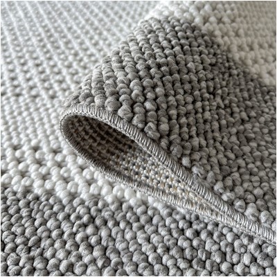 Tapete Atenas Bordeado en Gris