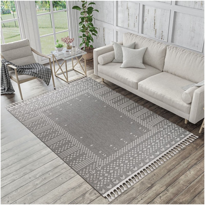 Tapete Atenas Enmarcado en Gris