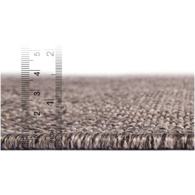 Tapete Exterior Enrejado en Chocolate