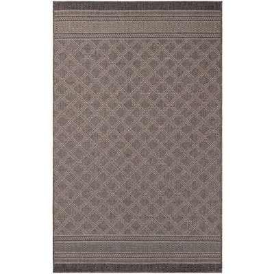 Tapete Exterior Enrejado en Chocolate