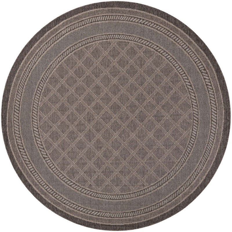 Tapete Exterior Enrejado en Chocolate