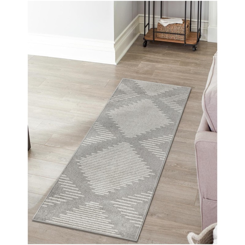 Tapete Kaya en Gris - 1.00 x 4.30 Corredor