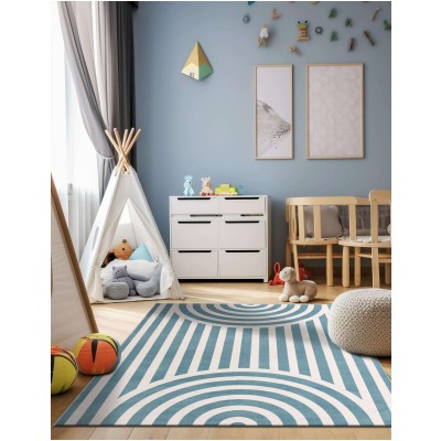 Tapete Fantasia Arcos Azules