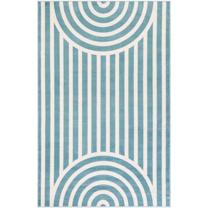 Tapete Fantasia Arcos Azules