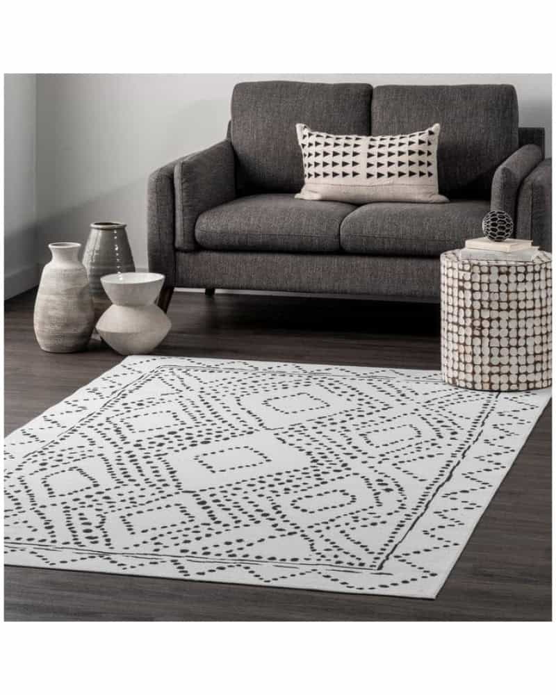 Tapete Lavable Diamantes Punteados - 1.50 x 2.40