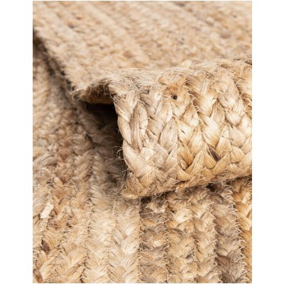 Tapete Tejido de Yute en Natural - 3.00 x 3.00 Cuadrado