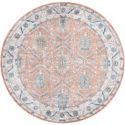 Tapete Heroina Ornamentos en Rosa Salmón