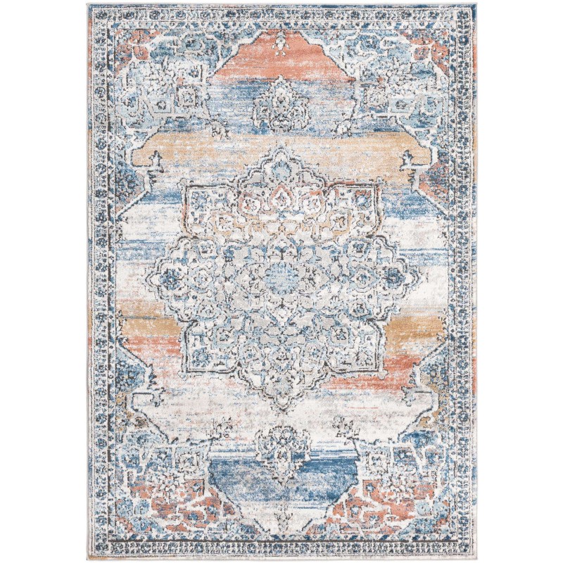 Tapete Heroina Medallón Floral en Multicolor