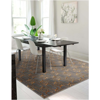 Tapete Anna Cadenas Gris y Oro