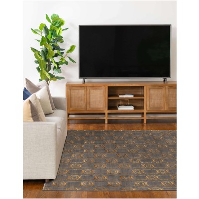 Tapete Anna Cadenas Gris y Oro