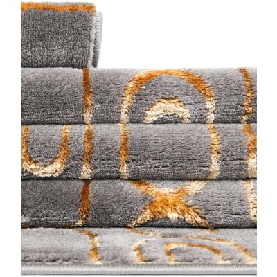 Tapete Anna Cadenas Gris y Oro