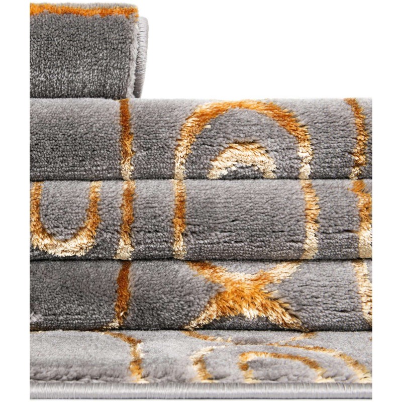 Tapete Anna Cadenas Gris y Oro