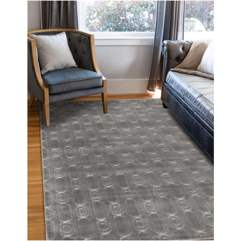 Tapete Anna Cadenas Gris y Plata