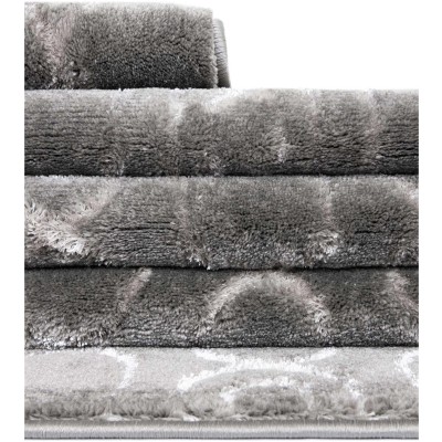 Tapete Anna Cadenas Gris y Plata