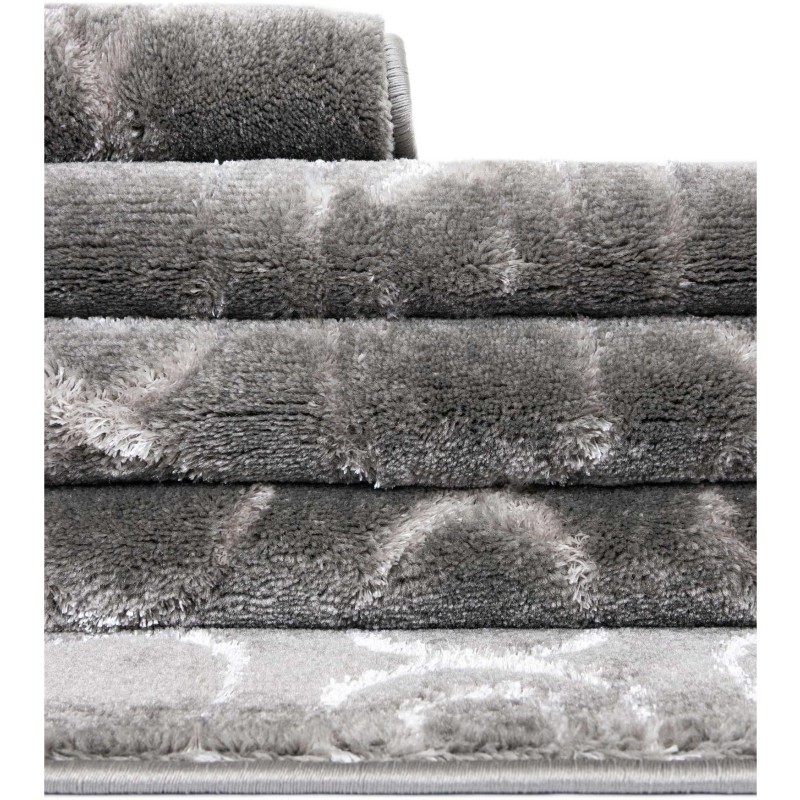 Tapete Anna Cadenas Gris y Plata