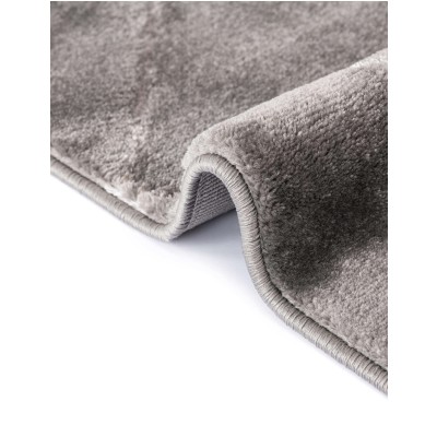 Tapete Anna Enrejado Gris y Plata