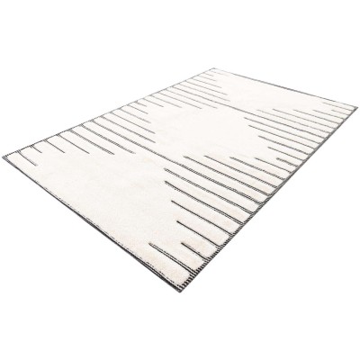 Tapete Prisma Rombo en Marfil