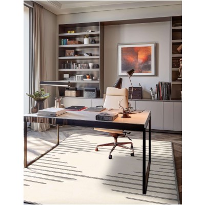 Tapete Prisma Rombo en Marfil