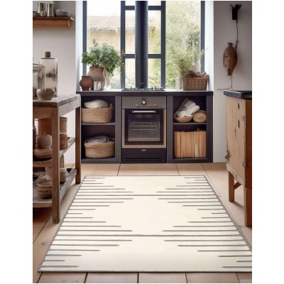 Tapete Prisma Rombo en Marfil