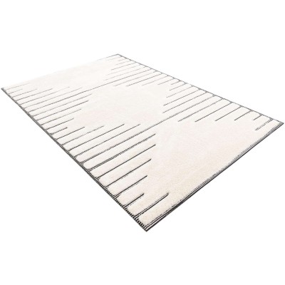 Tapete Prisma Rombo en Marfil