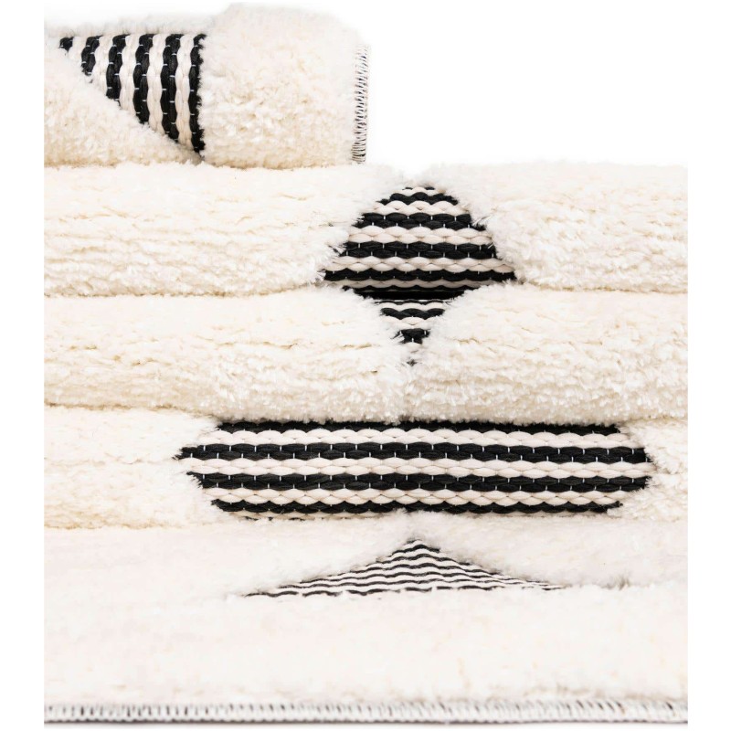 Tapete Prisma Diamantes en Marfil