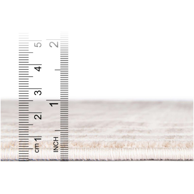 Tapete Christie Enrejado Cuadrado en Beige