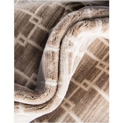 Tapete Christie Enrejado Cuadrado en Beige