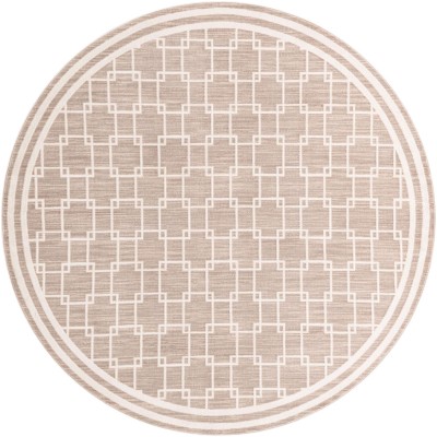 Tapete Christie Enrejado Cuadrado en Beige