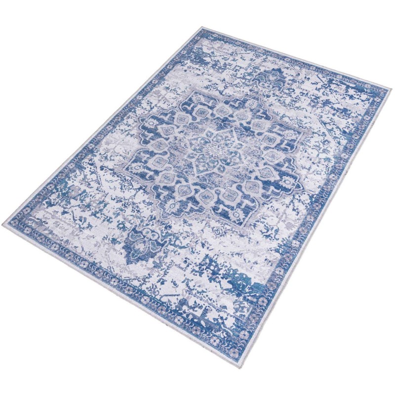 Tapete Lavable Renacimiento en Azul