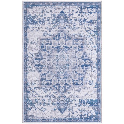 Tapete Lavable Renacimiento en Azul